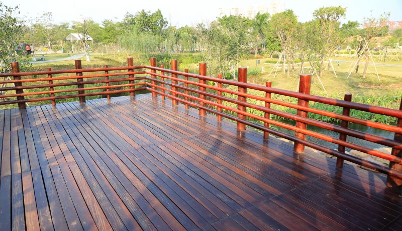 Completed Wooden Deck