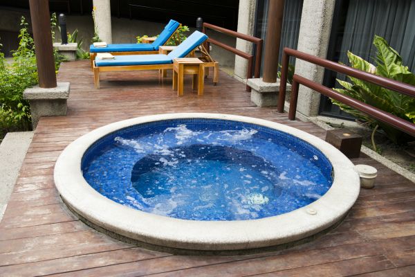 Hot Tub Deck Construction in Clifton Park