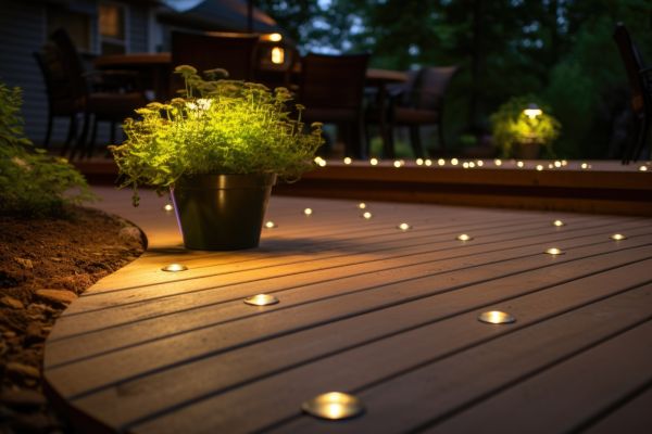 Ground Level Deck Construction in Clifton Park