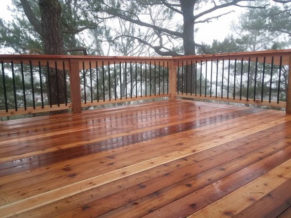 Cedar Deck Repair in Clifton Park